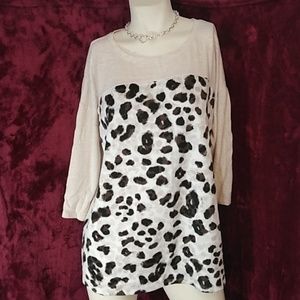 Leopard print sweater